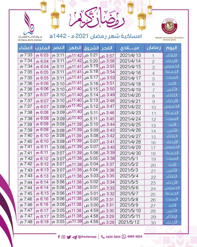 كامل هل ١٤٤٢ رمضان شهر هل شهر