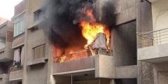 النيابة تكشف سبب حريق شقة في عين شمس