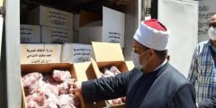 اليوم.. “الأوقاف” توزع 19 طنا من لحوم الأضاحي في المحافظات