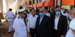 صور- عبدالعال يتابع تحديث المحاور الحديثة بشرق القاهرة