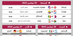 توقيت موعد موعد كأس العالم 2022 في قطر وجدول المباريات

أخبار أخرى