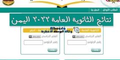 رابط نتائج الثانوية العمومية 2022 اليمن بالاسم ورقم الجلوس عبر موقع وزارة التربية والتعليم اليمنية moe.gov.ye