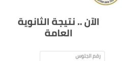 رابط نتيجة الثانوية العمومية برقم الجلوس 2022 الدور الاول “نتيجة 3 ثانوي” عبر موقع وزارة التربية والتعليم الحقيقي لكل المحافظات