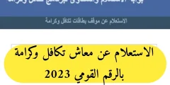 “عبر بوابة التضامن الاجتماعي” هتتمكن من معرفة ازاي أستعلم عن معاش تكافل وكرامة 2023