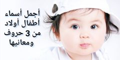اسماء اولاد ثلاثة احرف 2024 ومعناها؟