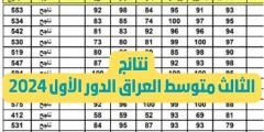 بالرقم الامتحاني فقط… استعلم الآن عن نتيجة الثالث متوسط 2024 الدور الأول عبر موقع الوزارة الإلكتروني؟