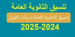 مجموعك يدخلك ايه؟! تنسيق الثانوية العامة 2024 المرحلة الأولى والثانية والثالثة؟