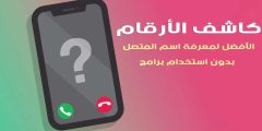 معرفة اسم المتصل بدون برامج عن طريق الانترنت؟
