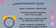 اذاعة عن الانضباط المدرسي و عدم الغياب