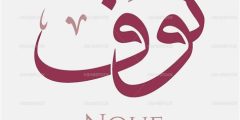 اسم نوف بالإنجليزي مزخرف