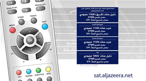 كيفية ضبط قناة الحلقة eli على جهاز الاستقبال 