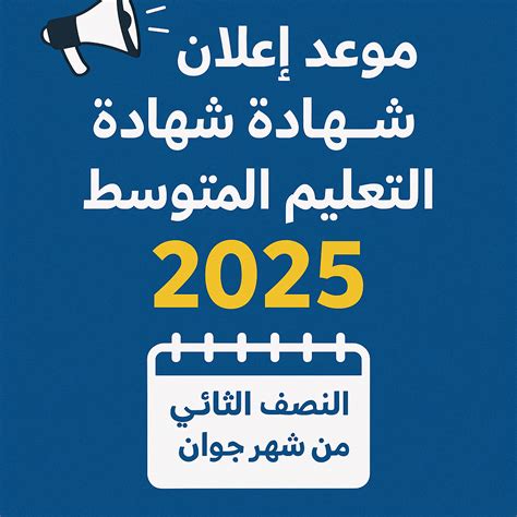 تاريخ إعلان الرسالة 2025